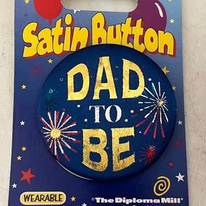Dad To Be Button